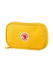 Portfel turystyczny Fjallraven Kanken Travel Wallet - warm yellow. Żółte portfele męskie Fjällräven, bez wzorów, z bawełny. Za 276.25 zł.