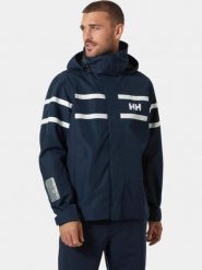 Kurtka Żeglarska Męska Helly Hansen Salt Inshore. Niebieskie kurtki męskie Helly Hansen, m, bez wzorów, z materiału, bez kaptura. Za 999.00 zł.