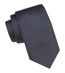 Krawat Męski - Alties - Grafitowy w Drobny Wzór. Szare krawaty i muchy Alties, bez wzorów, z tkaniny, eleganckie. Za 49.00 zł.