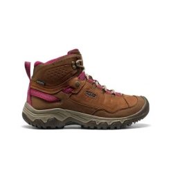 Damskie buty trekkingowe mid WP Keen Targhee IV. Brązowe obuwie trekkingowe damskie Keen, bez zapięcia. Za 758.50 zł.