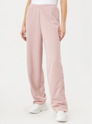 HUGO Spodnie dresowe Nicole_B 50531183 Różowy jasny Oversize. Czerwone spodnie dresowe damskie Hugo, bez wzorów, z dresówki. Za 299.99 zł.