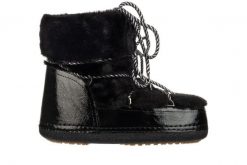 Śniegowce Bayla-194 Moonia Black 194009, Czarny, Futro sztuczne - 37. Czarne śniegowce damskie Bayla, z futra, bez zapięcia. W wyprzedaży za 179.10 zł.