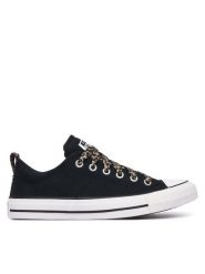 Converse Trampki Chuck Taylor All Star Madison Animal A18362C Czarny. Czarne trampki i tenisówki damskie Converse, bez wzorów, z materiału, bez zapięcia. Za 329.99 zł.