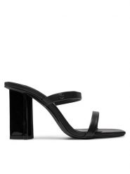 KARL LAGERFELD Klapki KL33920 Czarny. Czarne klapki damskie KARL LAGERFELD, bez wzorów, ze skóry, bez obcasa, bez zapięcia. Za 1,369.00 zł.