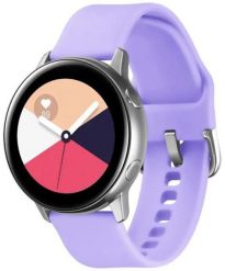 SILIKONOWA OPASKA DO SMARTWATCH 20MM UNIWERSALNA, PURPLE / FIOLETOWY. Fioletowe zegarki smartwatch Hello Case, bez wzorów. Za 8.86 zł.