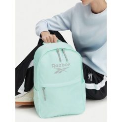 Plecak Reebok. Zielone plecaki męskie Reebok, bez wzorów, sportowe. Za 129.99 zł.