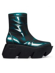 United Nude Botki Bull Canvas LO 11023998202 Kolorowy. Brązowe botki damskie United Nude, bez wzorów, z materiału, bez obcasa, na koturnie, bez zapięcia. Za 1,189.00 zł.
