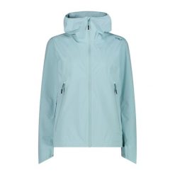 Kurtka damska narciarska CMP 34Z6516. Niebieskie kurtki sportowe damskie CMP, l, bez wzorów, bez ramiączek, bez kaptura, narciarskie. W wyprzedaży za 367.50 zł.