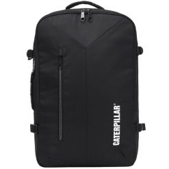 Plecak sportowo-turystyczny dla dorosłych City Cabin Backpack pojemność 42 L. Czarne plecaki męskie CATERPILLAR, bez wzorów, z materiału, sportowe. Za 279.99 zł.