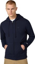 Champion Bluza męska Champion Full Zip Hoodie Sweatshirt granatowa 220786 BS501 2XL. Bluzy męskie Champion, m, bez wzorów, bez ramiączek, bez kaptura. Za 279.71 zł.