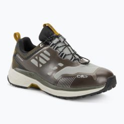 Buty trekkingowe męskie CMP Pohlarys Low Wp. Zielone buty zimowe męskie CMP, bez wzorów, bez obcasa, bez zapięcia. Za 269.99 zł.