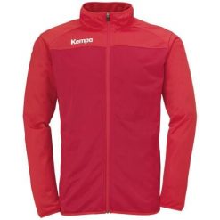 Bluza Kempa Prime Poly Jacket. Czerwone bluzy damskie Kempa, bez wzorów, sportowe, bez ramiączek, bez kaptura. Za 172.50 zł.
