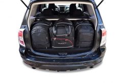 Torby Do Bagażnika Subaru Forester 2008-2013 4Szt Kjust. Czarne torby podróżne damskie KJUST, bez wzorów, z kauczuku. Za 1,233.00 zł.