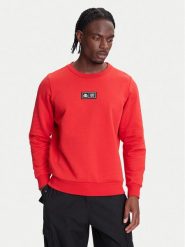Kappa Bluza Authentic Nymphe 321Y1MW Czerwony Comfort Fit. Czerwone bluzy męskie Kappa, m, bez wzorów, z bawełny, bez ramiączek, bez kaptura. Za 239.99 zł.
