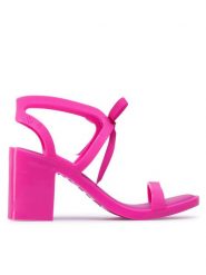 Melissa Sandały Ophelia + Jason Wu Ad 32962 Różowy. Czerwone sandały damskie Melissa, bez wzorów, z tworzywa sztucznego, bez obcasa, na słupku, bez zapięcia. W wyprzedaży za 189.99 zł.