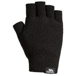 Trespass Dita - Dziane rękawiczki Thinsulate bez palców czarne. Czarne rękawiczki męskie Trespass, bez wzorów, z dzianiny. Za 202.99 zł.