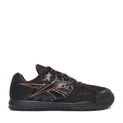 Buty na siłownię Reebok. Czarne obuwie sportowe damskie Reebok, bez wzorów, bez zapięcia, na fitness i siłownię. Za 529.99 zł.