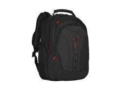 Plecak miejski Pegasus Deluxe 25l. Czarne plecaki męskie Wenger, bez wzorów, z materiału, biznesowe. Za 550.99 zł.