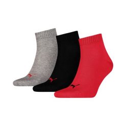 Skarpety męskie Puma QUARTER 3-PACK. Czarne skarpety męskie Puma, bez wzorów. Za 34.90 zł.