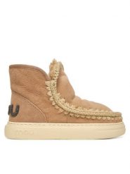 Mou Śniegowce MU.FW411001A Brązowy. Brązowe śniegowce damskie Mou, ze skóry, bez zapięcia. Za 1,139.00 zł.