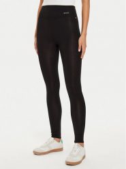 BOSS Legginsy Reset 50527273 Czarny Slim Fit. Czarne legginsy damskie Boss, bez wzorów, z lyocellu. Za 289.99 zł.