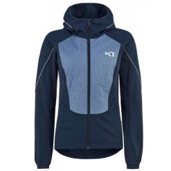 Damska kurtka wodoodporna Kari Traa Tirill 2.0. Niebieskie kurtki sportowe damskie Kari Traa, na zimę, l, bez wzorów, z materiału, bez ramiączek, z kapturem, do biegania. Za 749.50 zł.