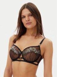 Chantelle X Biustonosz balkonetka Genesis C01KM5 Czarny. Czarne biustonosze Chantelle X, bez wzorów, z syntetyku. Za 369.99 zł.