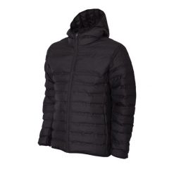 Kurtka Puffer z Kapturem dla dorosłych - Czarna. Czarne kurtki męskie COPA FOOTBALL, s, bez wzorów, z puchu, z kapturem. Za 383.40 zł.
