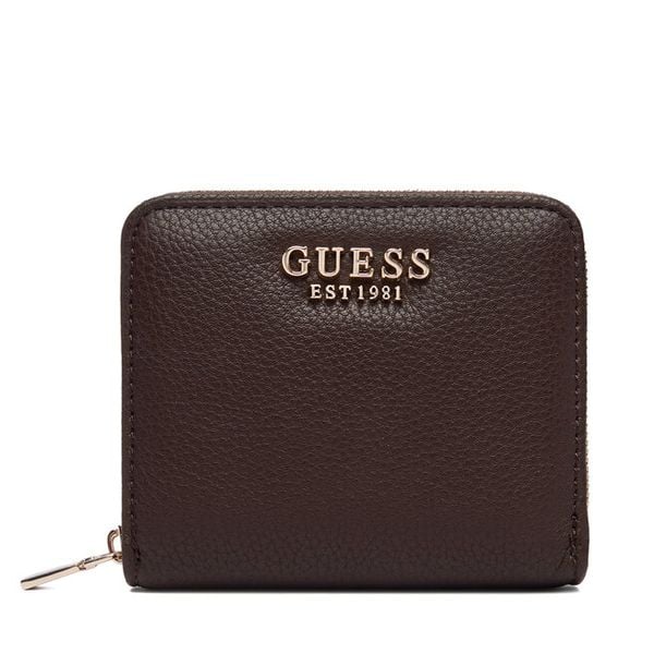 Portfel Guess. Brązowe portfele damskie Guess. Za 214.99 zł.