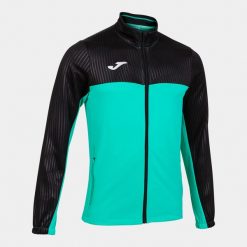 Bluza tenisowa męska Joma Monteral Full Zip. Czarne bluzy męskie Joma, m, bez wzorów, sportowe, bez ramiączek, bez kaptura. Za 149.00 zł.