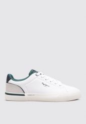 Buty trekkingowe Pepe Jeans KENTON CAMPUS. Białe trekkingi męskie Pepe Jeans, z jeansu, bez zapięcia. Za 296.80 zł.