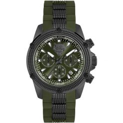 Zegarek męski Plein Sport PSDBA0223, Quartz, 44mm, 5ATM. Czarne zegarki męskie Plein Sport, bez wzorów, z materiału, ze stali. Za 714.75 zł.