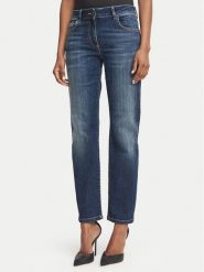Elisabetta Franchi Jeansy PJ-25N-66E2-V340 Granatowy Straight Leg. Niebieskie jeansy damskie Elisabetta Franchi, bez wzorów, z jeansu. Za 1,459.00 zł.