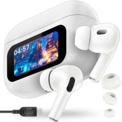 Słuchawki Bezprzewodowe Dokanałowe Douszne Bluetooth ANC Powerbank LCD Buds. Słuchawki bezprzewodowe GoMedia. Za 72.99 zł.