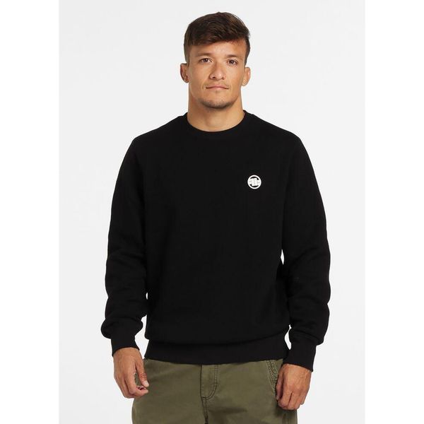 Bluza męska Pitbull Small Logo. Czarne bluzy męskie PITBULL, m, bez wzorów, sportowe, bez ramiączek, bez kaptura. Za 199.00 zł.