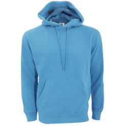 Męska Gładka Bluza Sportowa Przez Głowę Kaptur. Niebieskie bluzy sportowe męskie SG, m, bez wzorów, bez kaptura. Za 106.99 zł.