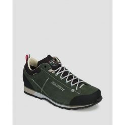 Buty DOLOMITE 54 HIKE LOW EVO GTX ciemnozielony. Zielone buty zimowe męskie Dolomite, bez wzorów, bez obcasa, bez zapięcia. W wyprzedaży za 396.00 zł.