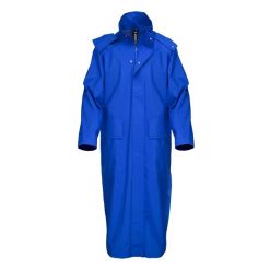 Kubota Parka Przeciwdeszczowa Jesienna Kobaltowa L/XL. Białe parki damskie Kubota, na jesień, l, bez wzorów, z poliesteru, bez kołnierzyka, bez kaptura. W wyprzedaży za 174.99 zł.