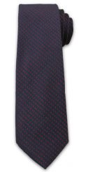 Stylowy Krawat Męski w Bordowy Rzucik - Chattier , Ciemny Granatowy. Niebieskie krawaty i muchy Chattier, bez wzorów, z tkaniny, eleganckie. Za 49.00 zł.