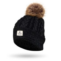 Czapka damska Peterson PTN HAT-06 czarna. Czarne czapki damskie Peterson, bez wzorów, z dzianiny, eleganckie. Za 46.00 zł.