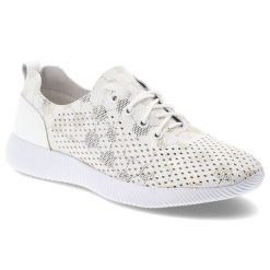 Półbuty damskie Artiker, skóra naturalna perforowana cholewka sznurowane lekka elastyczna podeszwa sportowy fason, białe, 58C0156. Białe półbuty damskie Artiker, bez wzorów, ze skóry, sportowe, bez obcasa, bez zapięcia. Za 209.00 zł.