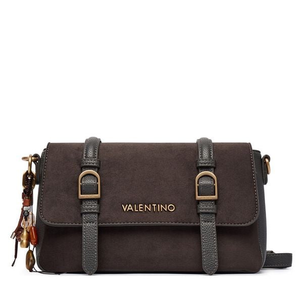 Torebka Valentino. Szare listonoszki damskie Valentino, bez wzorów, bez dodatków. Za 619.99 zł.