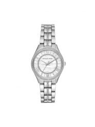 Michael Kors Zegarek Lauryn MK3900 Srebrny. Szare, analogowe zegarki męskie Michael Kors, bez wzorów, srebrne. Za 1,029.00 zł.
