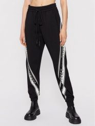 TWINSET Spodnie dresowe 212TT2383 Czarny Regular Fit. Czarne spodnie dresowe damskie Twinset, bez wzorów, z dresówki. Za 869.99 zł.