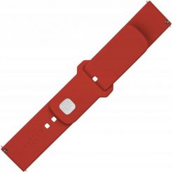 Fixed | Sporty Strap Set with Quick Release 22mm for Smartwatch | 160-235 mm | Red | Silicone. Czerwone zegarki smartwatch Fixed, bez wzorów. Za 41.30 zł.