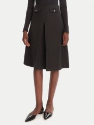 HUGO Spódnica midi Raferi 50542629 982 Czarny Regular Fit. Czarne spódnice damskie Hugo, bez wzorów, z bawełny, midi. Za 759.99 zł.