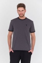 GUESS Czarny t-shirt Marshall. Czarne t-shirty męskie Guess, l, z aplikacjami, bez kołnierzyka, bez ramiączek. W wyprzedaży za 179.99 zł.