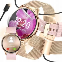 Smartwatch WonderWatch Złoty (1123). Żółte zegarki smartwatch WonderWatch, bez wzorów. Za 139.00 zł.