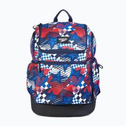 Plecak sportowy szkolny unisex Speedo Teamster 2.0. Niebieskie plecaki męskie Speedo, bez wzorów, z materiału, sportowe. Za 259.00 zł.