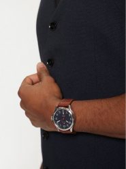 Tommy Hilfiger Zegarek 1710559 Brązowy. Brązowe, analogowe zegarki męskie Tommy Hilfiger, bez wzorów. Za 529.99 zł.